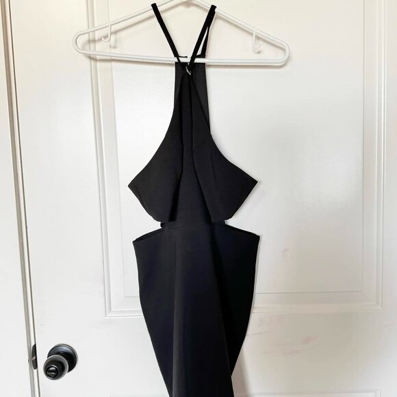 Cut-out V strap Mini Dress - Picture 3 of 4